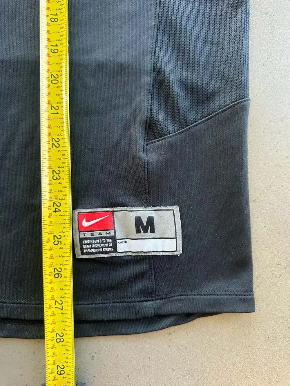 Vintage Nike Team Dri-Fit Performance Training Shirt Black Size M